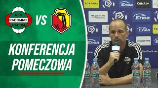 Konferencja prasowa po meczu Radomiak Radom  Jagiellonia Białystok 23 RADOMIAKTV [upl. by Aihsined972]