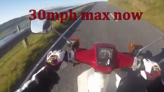 Honda C90 flat out [upl. by Neysa]