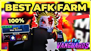 NEW METHOD How to AFK Farm Rengoku in Anime Vanguards NO DELAY  Get Rengoku Fast [upl. by Casaleggio]