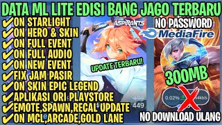 Data ML Lite Full Event 300Mb Terbaru Patch Revamp  ML Lite  Cara Mengatasi Lag amp Patah Patah [upl. by Kamillah]