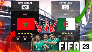 Comment avoir tous les pays du monde sur FIFA 23  Sélection Nationale [upl. by Aloel685]