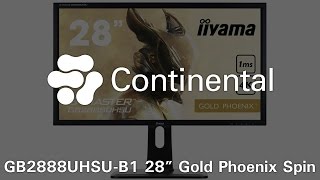 iiyama GMASTER GB2888UHSUB1 28quot Gold Phoenix [upl. by Bradshaw]