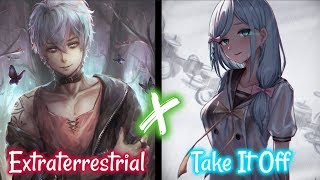 Nightcore → ET  Take It Off Switching Vocals [upl. by Nawj]