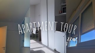 apartment tour  mon logement étudiant de 22m2 [upl. by Mendoza]