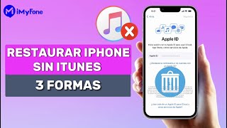 Cómo Restaurar iPhone sin iTunes iOS 1718✨3 Formas [upl. by Anaerb]