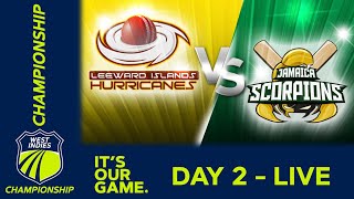 🔴 LIVE Leeward Islands v Jamaica  Day 2  West Indies Championship 2024  Thursday 21st March [upl. by Aoniak]