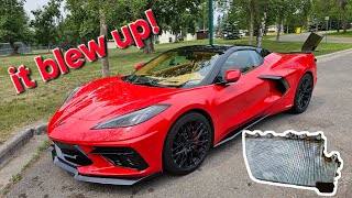 C8 Corvette transmission blown after only 15000kms [upl. by Gass740]