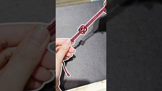 ⚠️ Knot to Know 🪢 The slow tutorial of Qiankun Shengshi knot 🎉 shorts diy knot rope [upl. by Ralston]