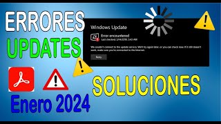 ERRORES UPDATES ENERO 2024  Windows Server  SOLUCION [upl. by Button]