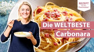 🍝🇮🇹 Spaghetti Carbonara in nur 20 Minuten mit Gelinggarantie  Thermomix Rezept [upl. by Keefer975]