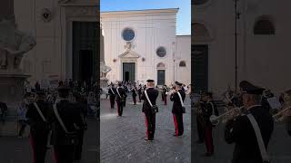 Carabinieri suonano lInno dItalia in piazza della Minerva a Roma [upl. by Dearden]