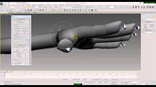 Rigging Bone Stretch 3ds max tutorial [upl. by Adidnac]