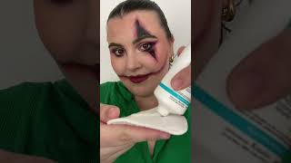 MAQUILLAGE HALLOWEEN JOKER halloween halloweenmakeuplook [upl. by Yelrak]