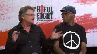 Samuel L Jackson amp Kurt Russell Talks Hateful Eight And The Nword [upl. by Eintirb63]