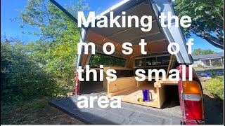 Building a Functional  Comfortable Space in my Truck Bed Pt 13 [upl. by Alikam]