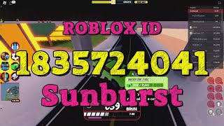 SUNBURST Roblox Song Codes [upl. by Anitaf]