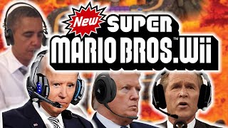 US Presidents Play New Super Mario Bros Wii 14 [upl. by Havot]