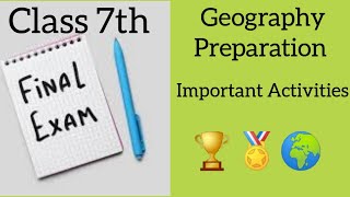 Important Activities window to World geography final exam preparation [upl. by Niriam329]