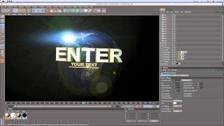 Universal Intro Cinema 4D Template TutorialHD by HemkerMediaTutorials [upl. by Ecydnarb]