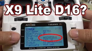 Taranis X9 Lite ACCST D16 Firmware Upgrade 🎓 [upl. by Spanjian]