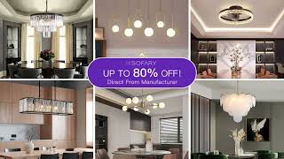 Discover Affordable Luxury Crystal Chandeliers for Every Dining amp Kitchen Space  Sofary Lighting [upl. by Piper]