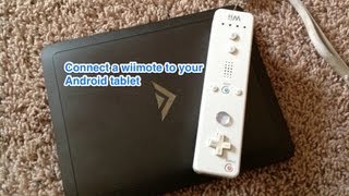 How to connect a wiimote to an android tablet [upl. by Eirotal172]