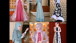 Baju muslim modis terbaru 2017 Haritsa Part 2  Trend Hijab Lebaran 2017 [upl. by Ahsekim796]