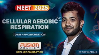 Cellular aerobic respiration  total ATP calculation by Sourabh sir  fusion academy Bilaspur [upl. by Karol]