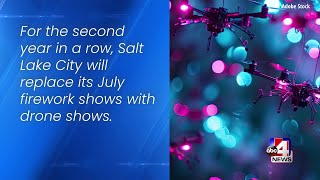 SLC to bring back drone shows for July holidays [upl. by Griffie668]