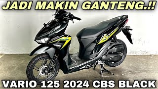 KEREN PARAH‼️VARIO 125 CBS 2024 FULL HITAM [upl. by Leinto971]