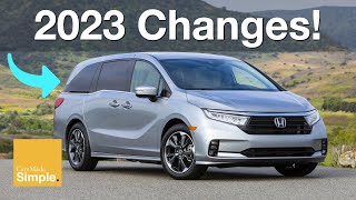 2023 Honda Odyssey Full Change List  New Sport Edition [upl. by Ahsiekim]