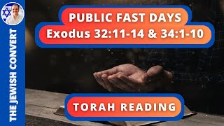 JEWISH FAST DAYS TORAH READING in Hebrew with English Translation  TORAH STUDY [upl. by Teirrah507]