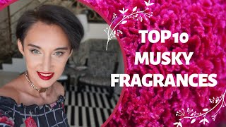 TOP 10 Musky Fragrances for Men and Women [upl. by Saiasi5]