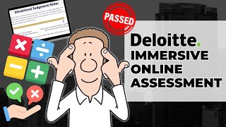 Deloitte Online Assessment How To Pass in 2024 [upl. by Atila]