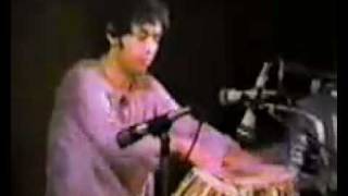 Zakir Hussain solo with Ajoy Chakraborty in harmonium [upl. by Talich833]