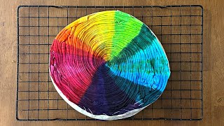 TieDye Tutorial  Beautiful 20 COLOR Rainbow Spiral  1 Hour Tie Dye HWI [upl. by Barbur717]