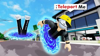 Cara GLITCH TELEPORT Di Brookhaven  Roblox [upl. by Artimed403]