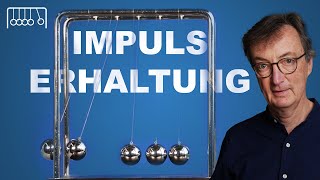 Impulserhaltung Stoß zwischen Kugeln elastisch und inelastisch [upl. by Hayouqes79]