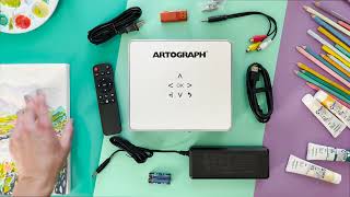 Unboxing ARTOGRAPH INSPIRE 1200 Digital Art Projector [upl. by Granny]