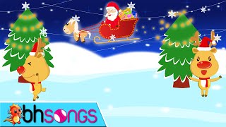 Jingle Bell song with lyrics and Lead Vocal  Christmas Song  Nursery Rhymes  Ultra HD 4K Video [upl. by Htiaf559]