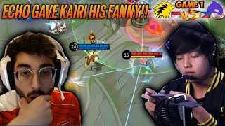 Did Echo forgot to Ban FANNY  ECHO vs ONIC ID GAME 1  Mobile Legends [upl. by Tihom703]