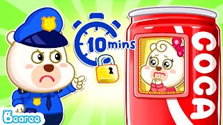 Soda TimeOut ❌🔒 Bonnie Dont Drink Too Much Soda  Healthy Habits for Kids  Bearee Bear Cartoon [upl. by Normac]