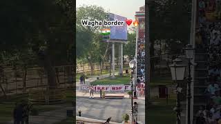 india wagahborder patriotic proudtobeindian youtubeshorts [upl. by Nahs]