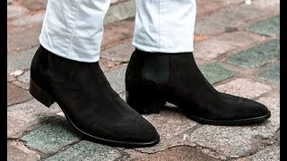 How to style chelsea boots  black suede  Thomas Bird [upl. by Luba]