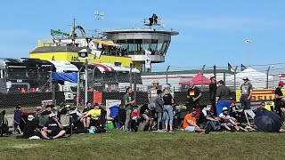 Sachsenring 2024 der Sonntag Anmarsch der Fans [upl. by Ycal]