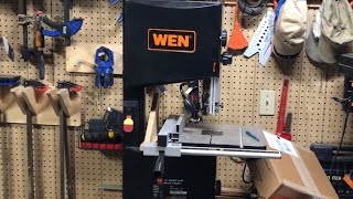 WEN 3962 10” Band Saw Review [upl. by Valerle]