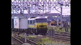 Trains In The 1990s Rugby 21st June 1995 [upl. by Ailimac]