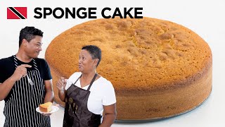 Traditional Sponge Cake Recipe for Christmas by Chef Shaun 🇹🇹 Foodie Nation [upl. by Sotnas179]