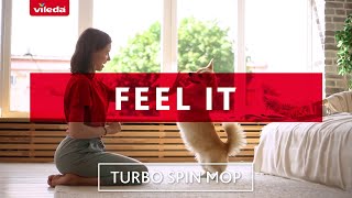 Vileda Turbo Spin Mop  the floor cant get cleaner [upl. by Nnarual]