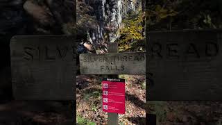 Dingman Falls trail in Pennsylvania amp New Jerseys Delaware Water Gap dingmansfalls [upl. by Sinnod331]